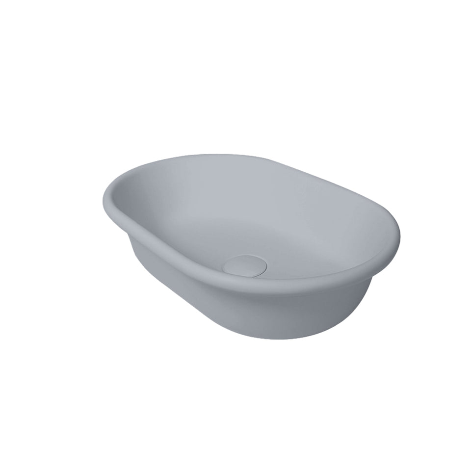 Turner Hastings Blanche 53 x 36 TitanCast Solid Surface Above Counter Basin — Special Finish