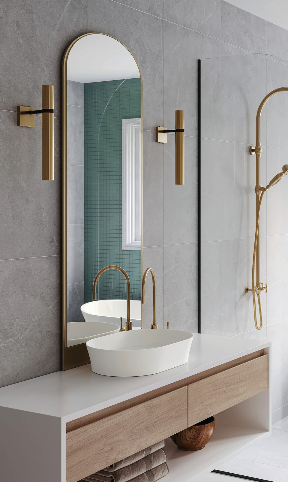 Turner Hastings Fino 55 x 38 Above Counter Fireclay Basin — Matte White