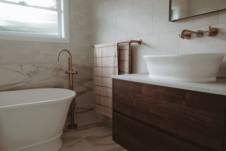 Turner Hastings Cambridge 54 x 39 TitanCast Solid Surface Above Counter Basin — Satin Silk White