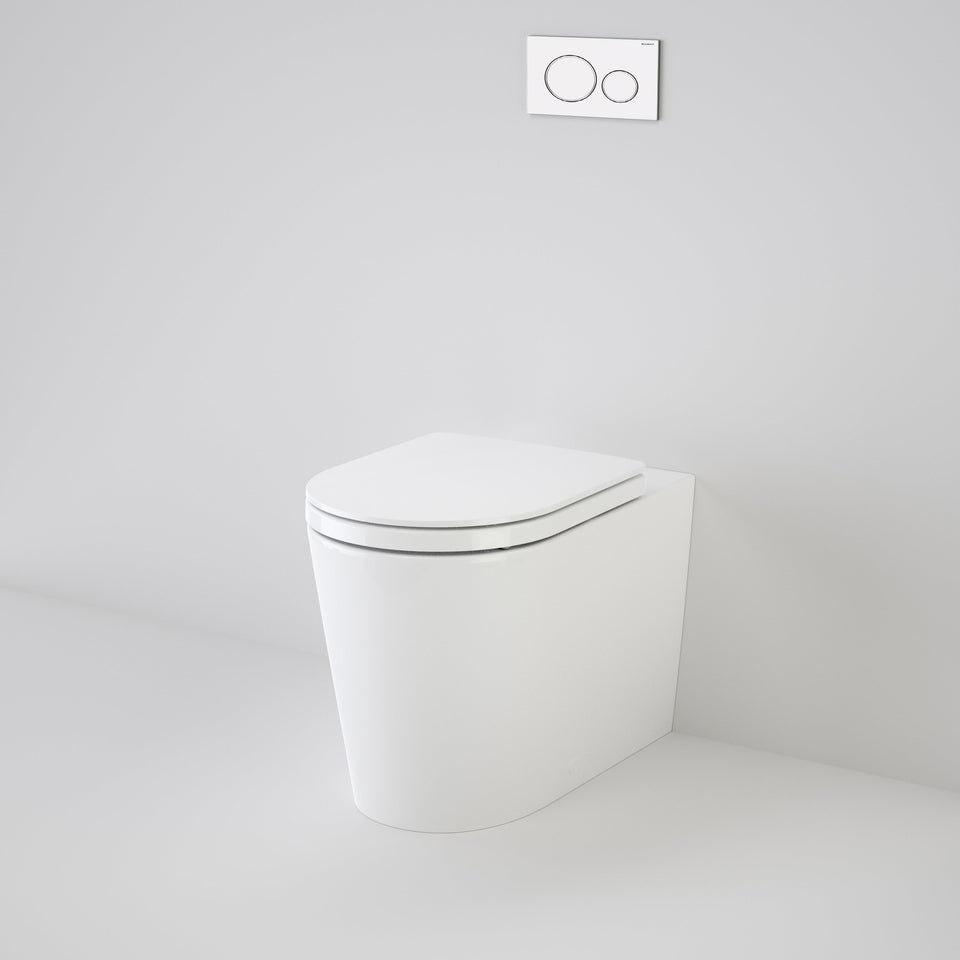 Build Your In-Wall Toilet: Caroma Liano Cleanflush Wall Faced Toilet Pan with Geberit Sigma Cistern Option