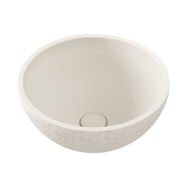Fienza Alba Concrete Round Bowl Basin 362 x 145mm Warm