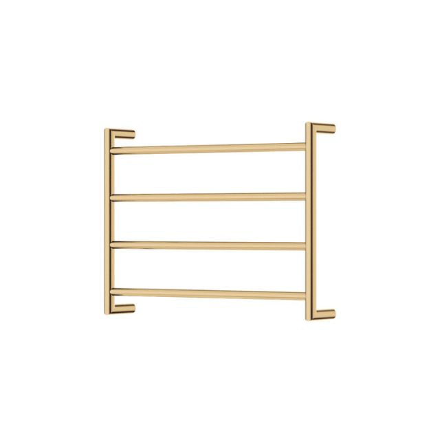 Fienza KAYA Round Heated Towel 6045 Urban Brass (4 Bars) 600x450x100mm