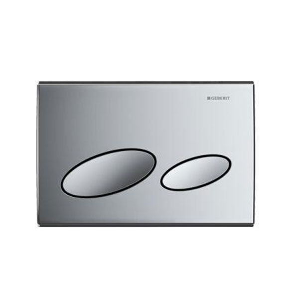 Geberit - Kappa20 Mechanical Dual Flush Button/Access Plate Chrome