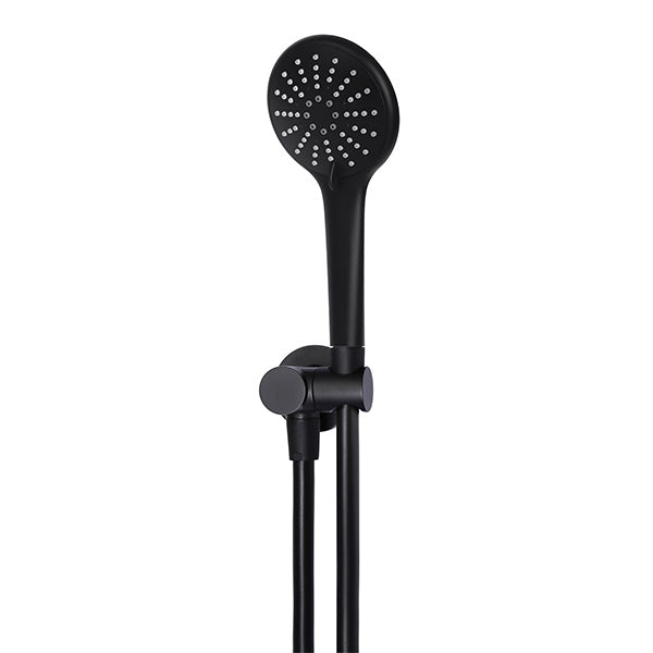 Meir Round 3 Function Hand Shower on Swivel Bracket - Matte Black (MZ06)