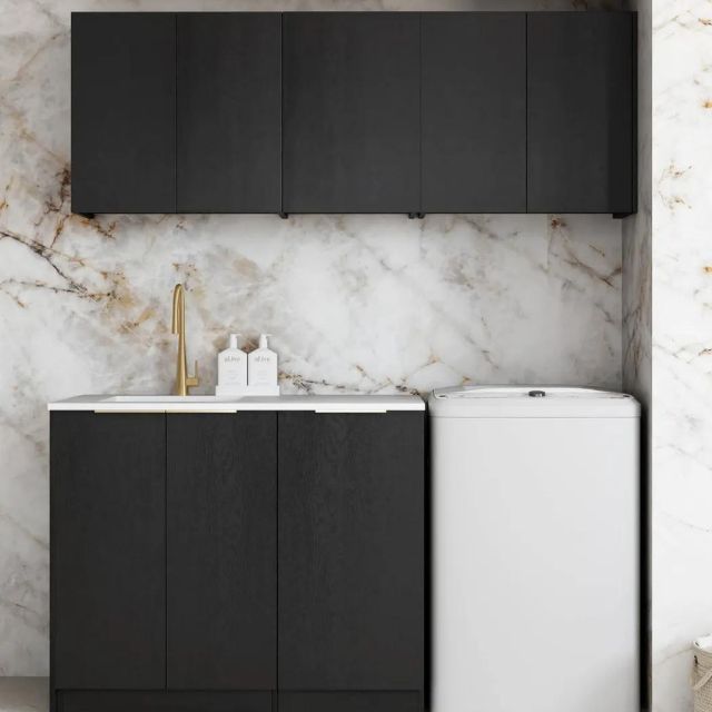 Otti Byron 1715mm Laundry Set B - Black Oak