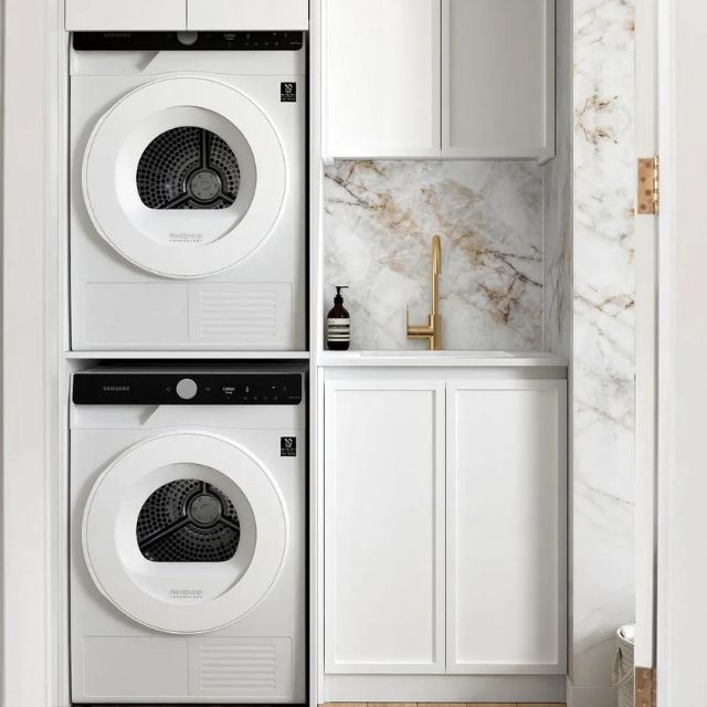 Otti Hampshire 1305mm Laundry Set C - White