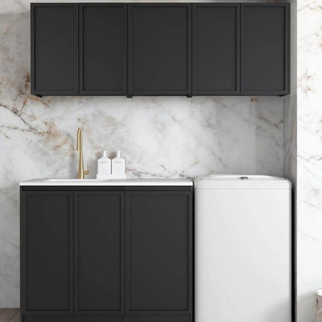 Otti Hampshire 1715mm Laundry Set B - Black