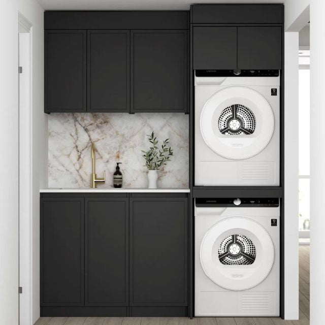 Otti Hampshire 1715mm Laundry Set C - Black