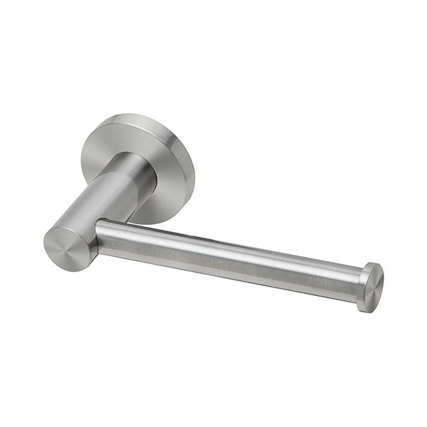 Phoenix Radii Stainless Steel Toilet Roll Holder Round Plate