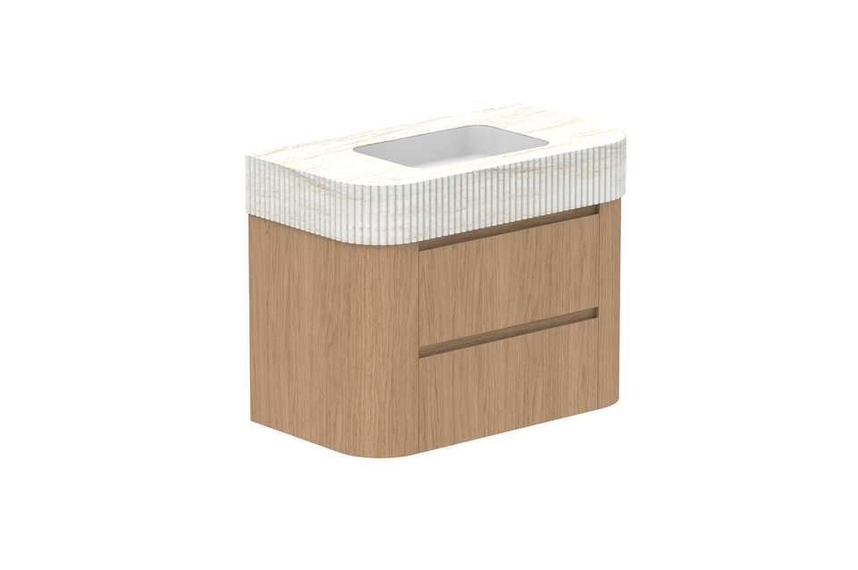 Adp Thea Curved Wall Hung Vanity Imperial Top