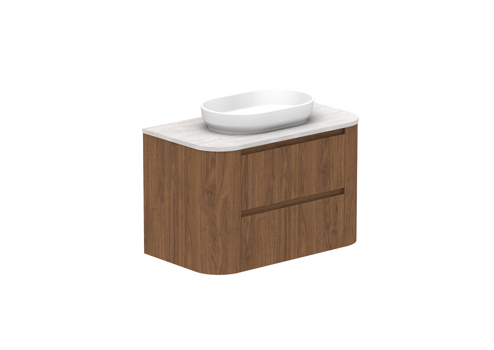 Adp Thea Curved Wall Hung Vanity Imperial Top
