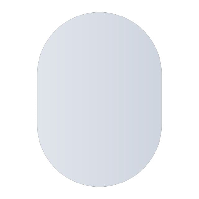 Thermogroup Pill Shape Polished Edge Mirror with Hangers