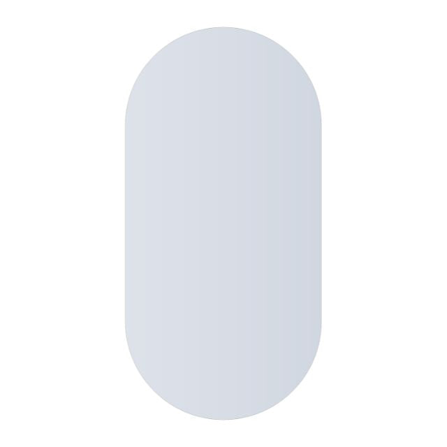 Thermogroup Pill Shape Polished Edge Mirror with Hangers - 600x1200mm (DP6012HN)