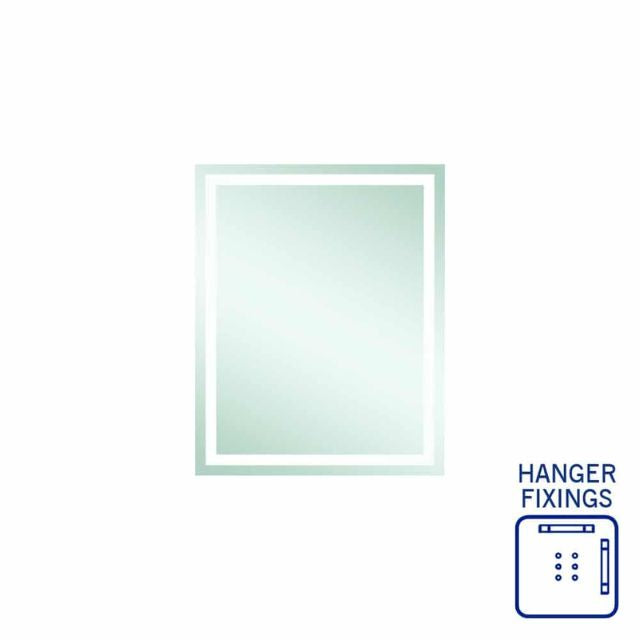 Thermogroup Rectangle Mirror with Sandblasted Border