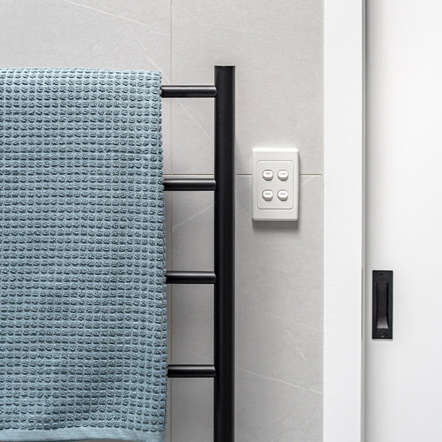 Thermogroup Straight Round Non-Heated Ladder Towel Rail