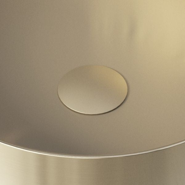 Timberline Pop Up Waste with Stainless Steel Cover, No Overflow