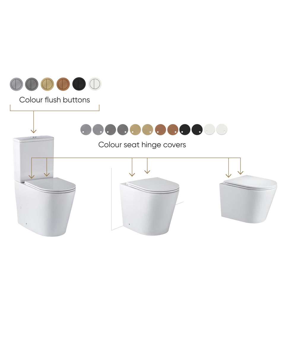 192413 | Toilet Colour – Colour Flush Buttons for selected Wall Faced toilet suites