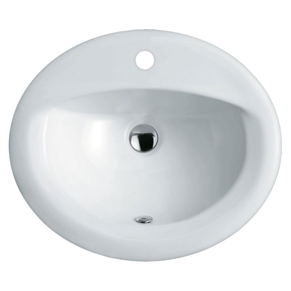 Fienza Crystal Drop In Basin 1TH 530x445x195mm