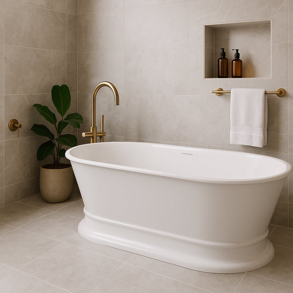 Turner Hastings Claremont 170 x 84 MagnaCast Free Standing Bath