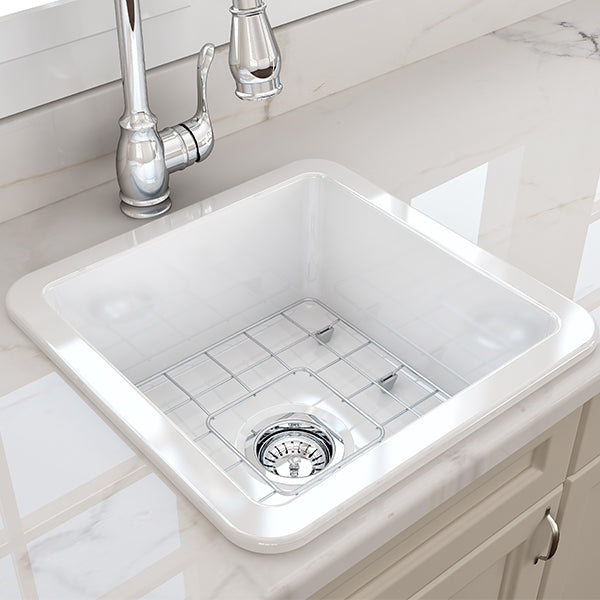 Turner Hastings Cuisine 46 x 46 Inset / Undermount Fine Fireclay Sink