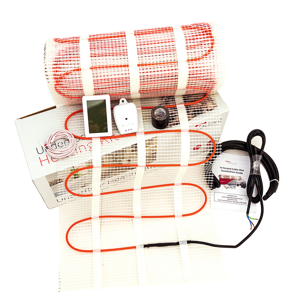 Radiant In-Screed Cable Mat Kit - 4sqm (ISCMK200-800W)