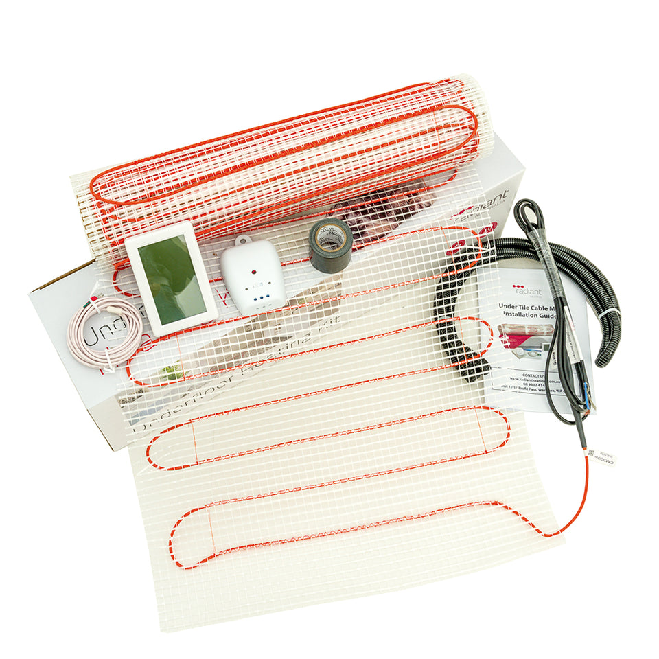 Radiant Under Tile Cable Mat Kit (Living Areas) - 20sqm (UTCMK150-3000W)