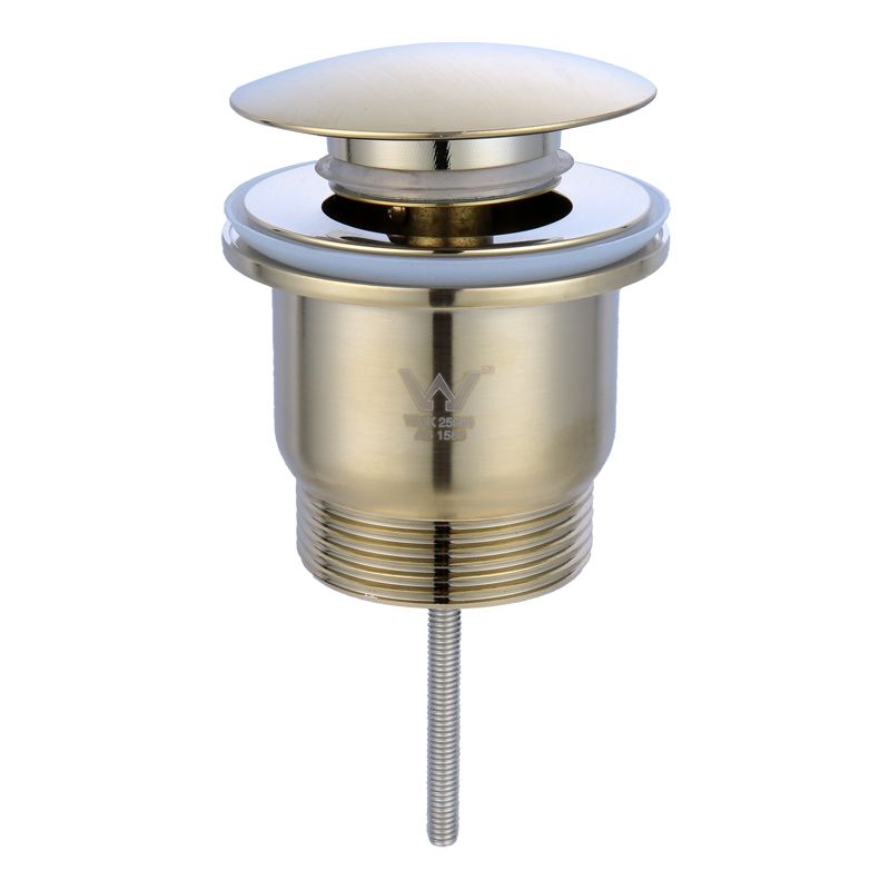 Turner Hastings Universal 32/40mm Two Piece Mushroom brass Pop-up Waste - Brushed Brass (USM40A-BB)
