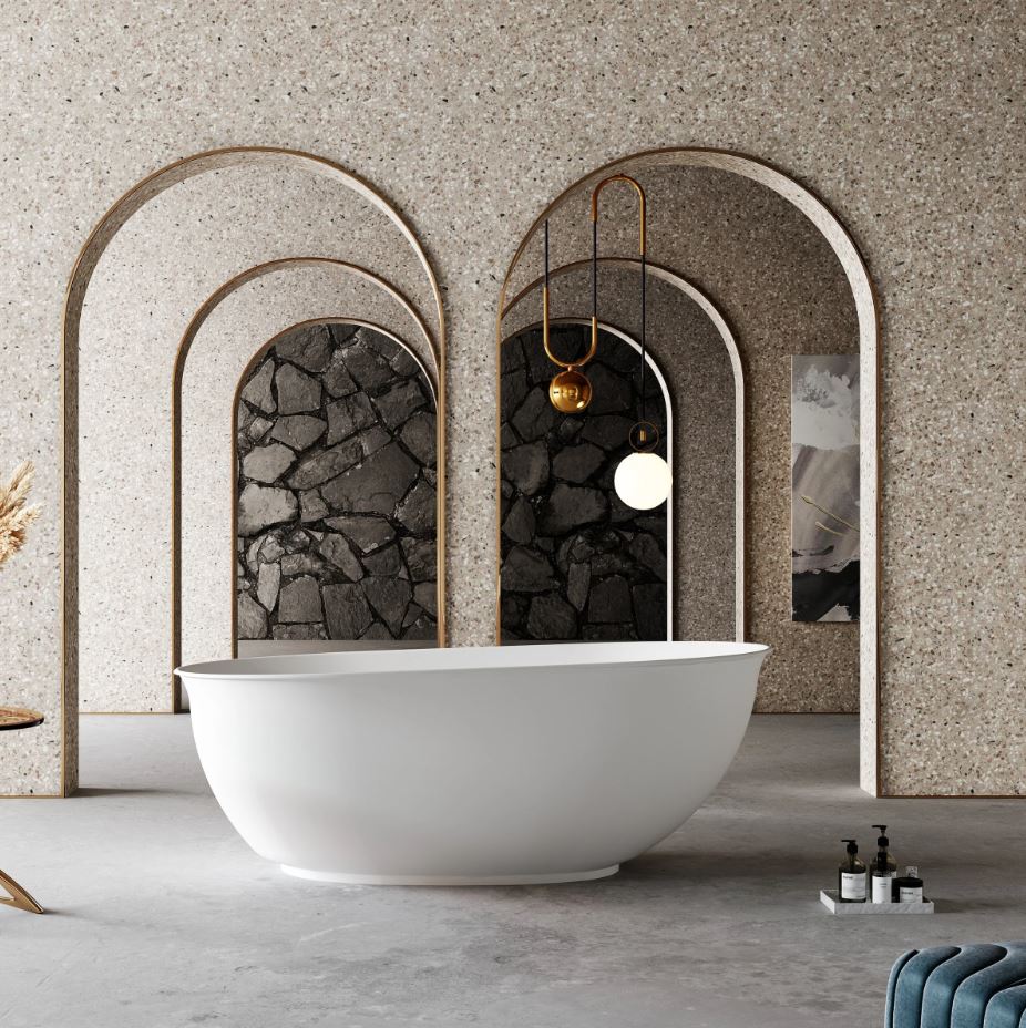 Vita High-Rise Bath Matte White