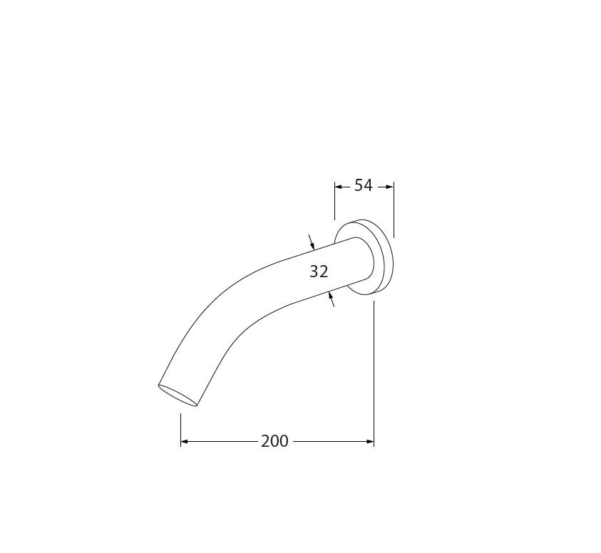 Sussex Voda Wall Basin Outlet