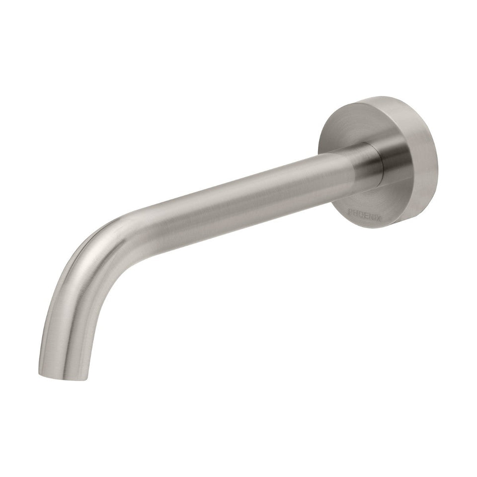 Phoenix Tapware Vivid Slimline Wall Basin Outlet Curved