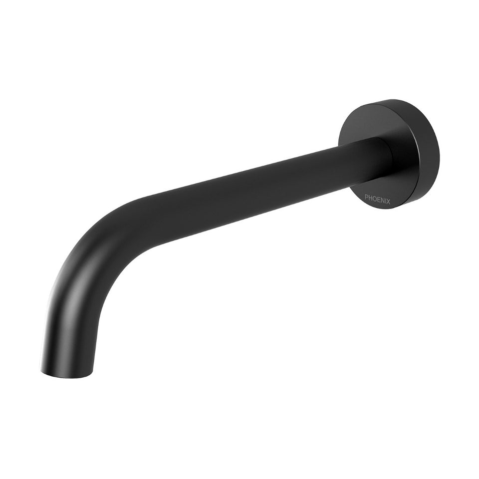 Phoenix Tapware Vivid Slimline Wall Basin Outlet 180mm Curved