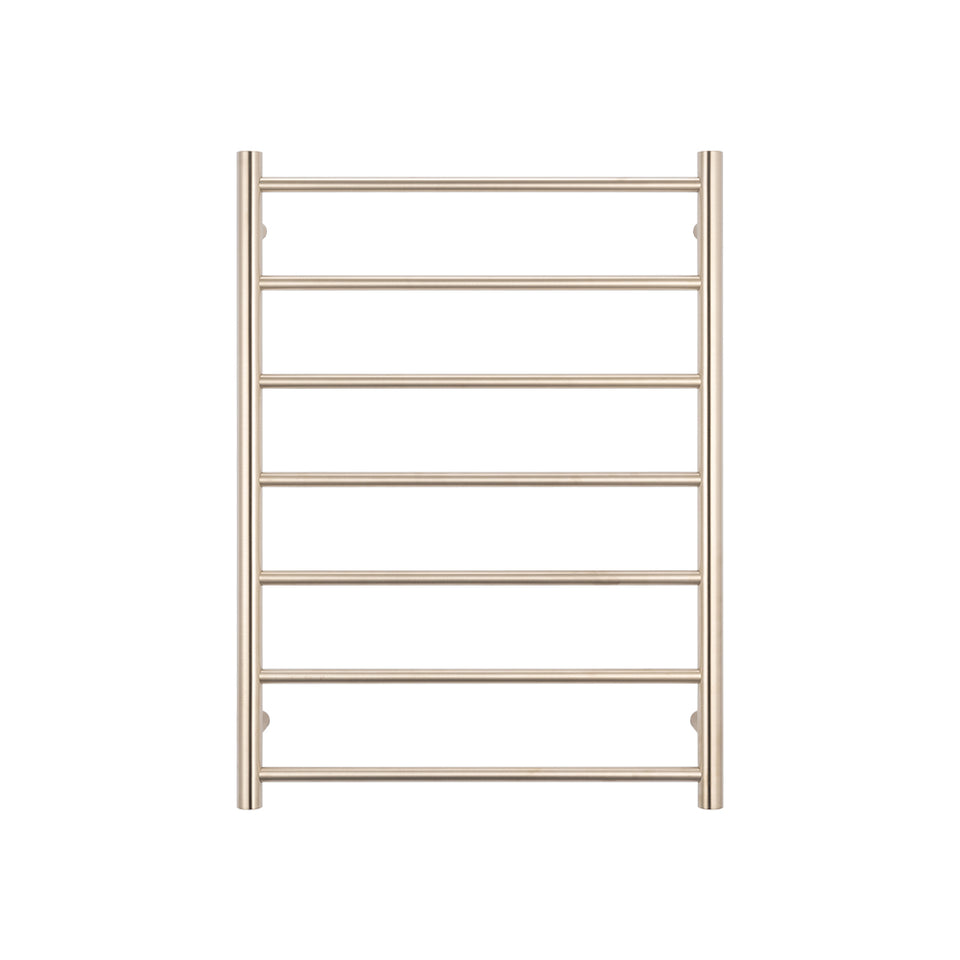 Radiant Heated Round Ladder 600 x 800mm WARM Brushed Nickel (WBN-RTR01)