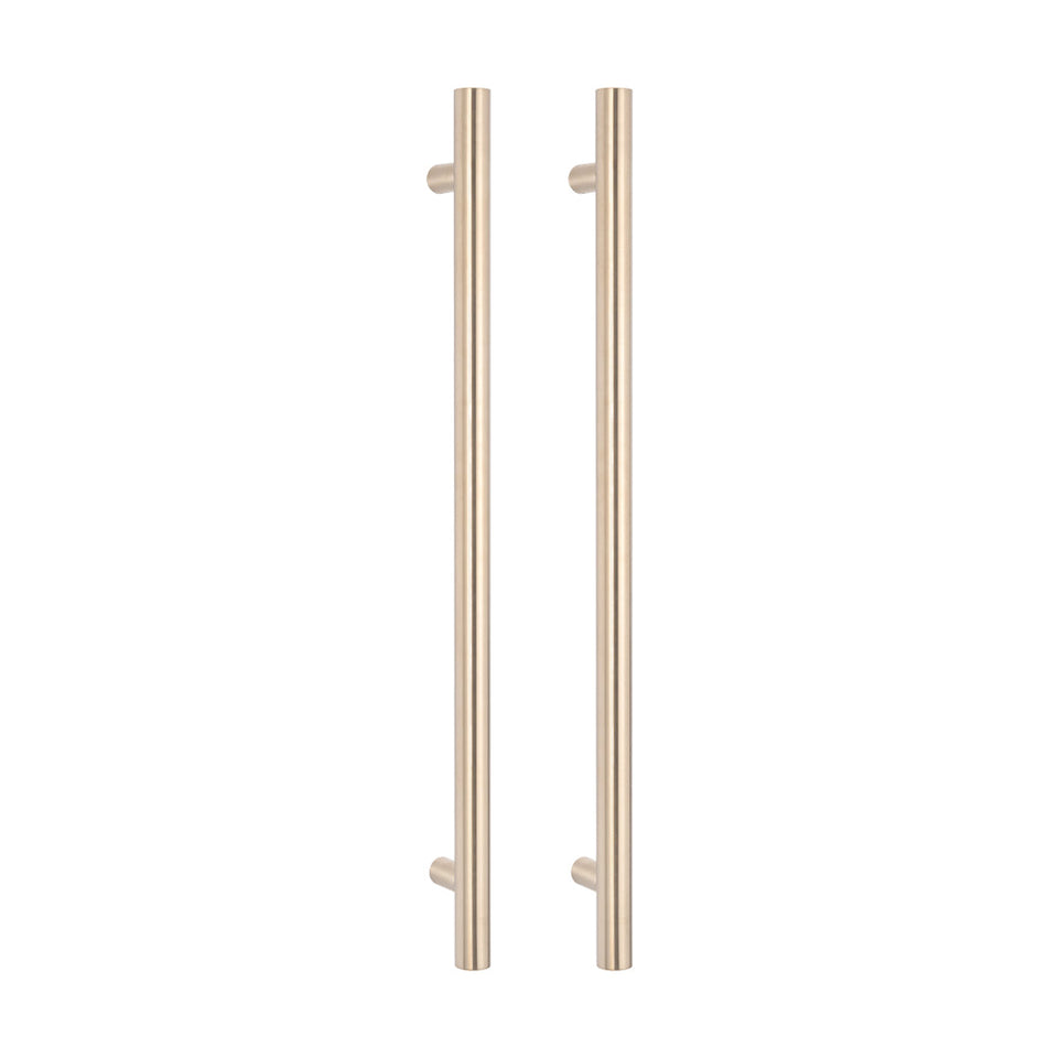 Radiant Heated Vertical towel rail - Warm Brushed Nickel (WBN-VTR-950)