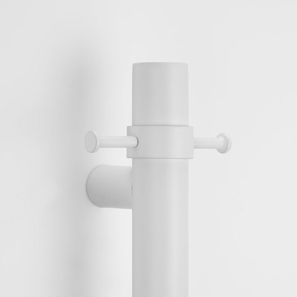 Radiant Ring hook accessory for Vertical rails - Matt White (WH-VTR-HOOK)