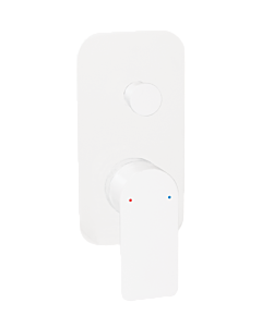 Jamie J - Cosmopolitan Wall Diverter Mixer MATTE WHITE