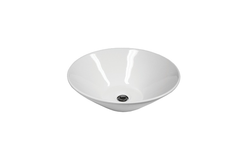 ADP Atlas ceramic vessel basin 405mm dia. White